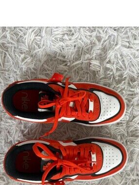 Nike Air Force 1 Shadow DO8561-800 Orange Black White Women’s 7.5